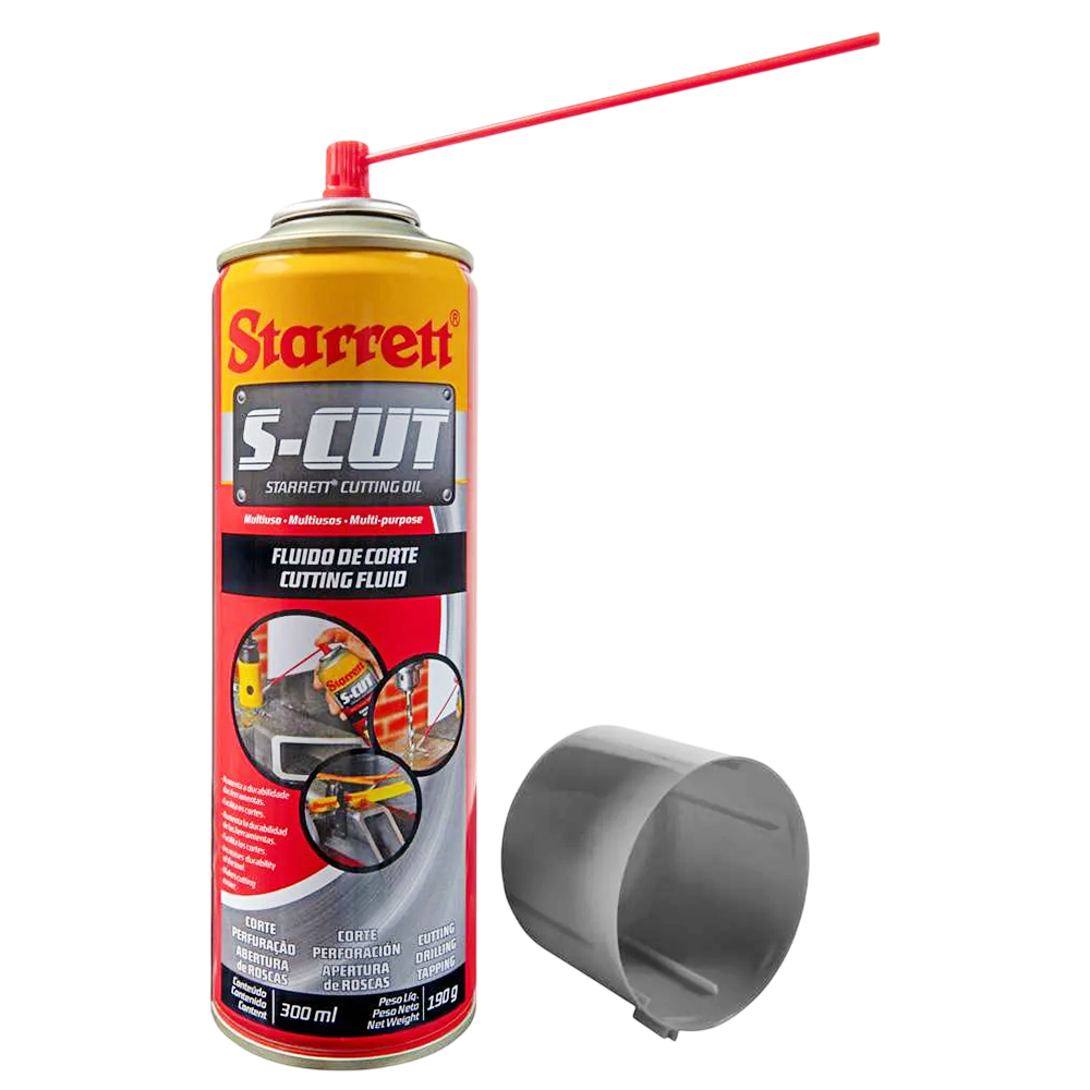 FLUIDO DE CORTE EM SPRAY 300ML STARRETT S-CUT300 - Imagem 2