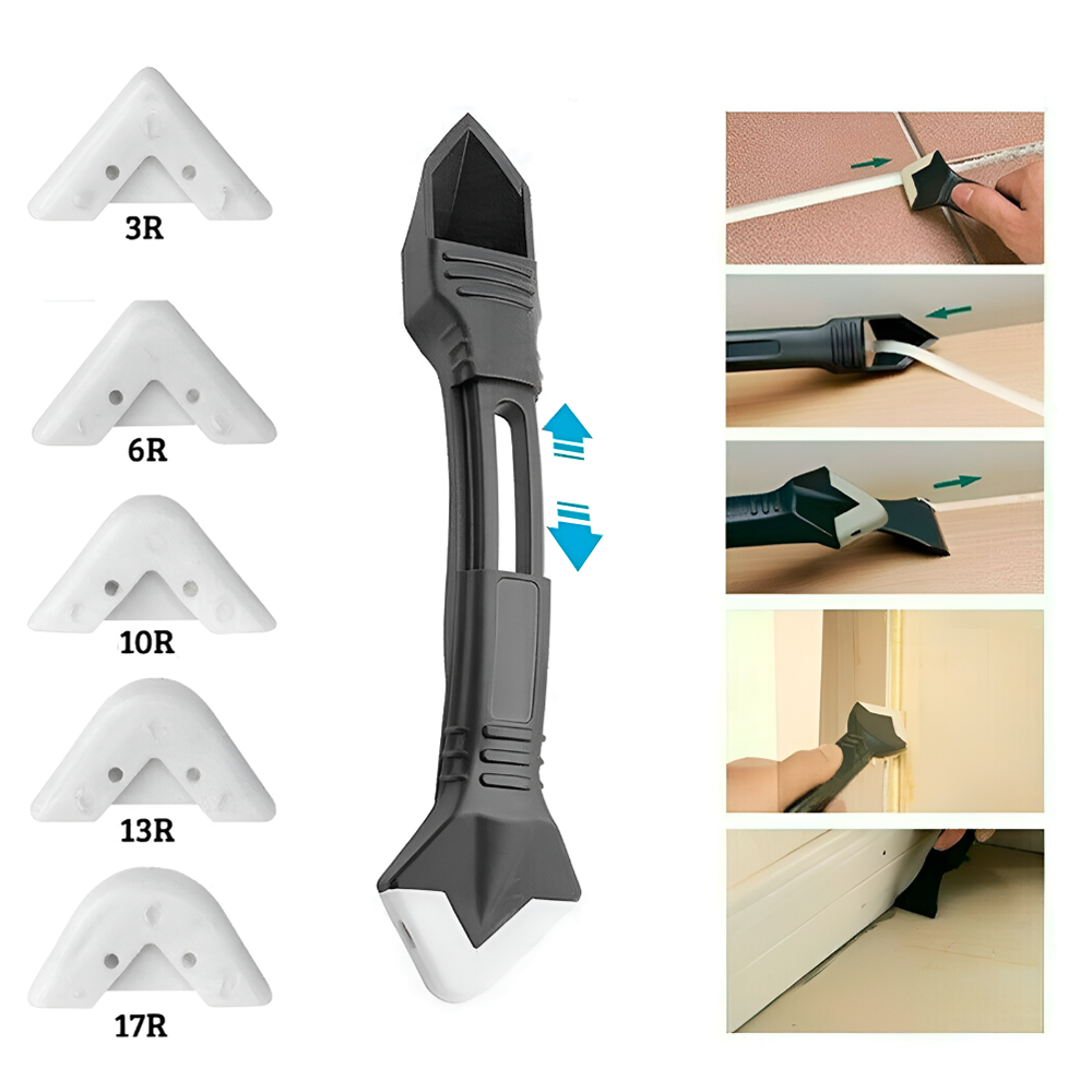 ESPATULA REMOVEDORA E APLICADORA DE SILICONE CALAFETAGEM 3 EM 1 KOKAY 056-0143 - Imagem 3