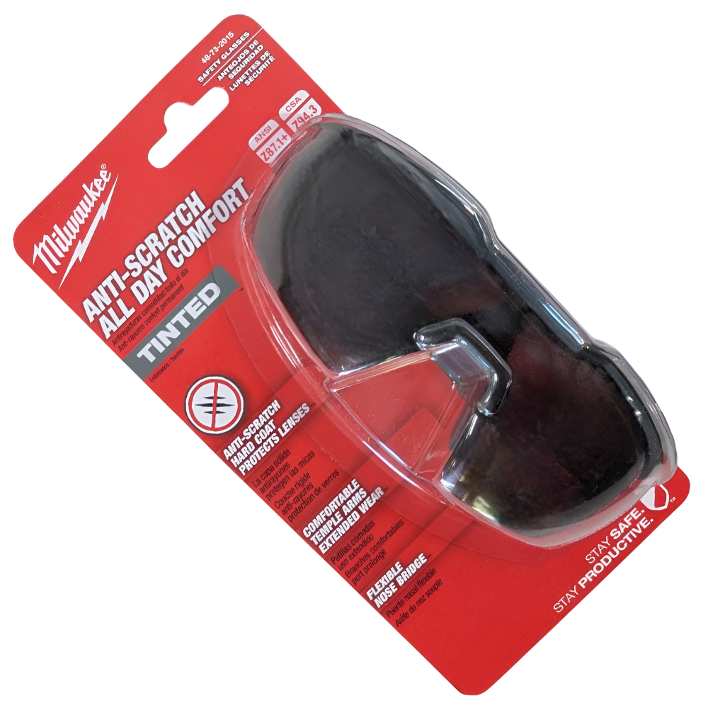 ÓCULOS DE SEGURANÇA LENTE ANTIEMBAÇANTE FUMÊ/ESCURO MILWAUKEE 48-73-2015 - Imagem 4