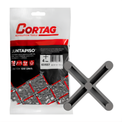 ESPACADOR "JUNTAPISO" 4MM PACOTE COM 100 UNIDADE CORTAG 60557