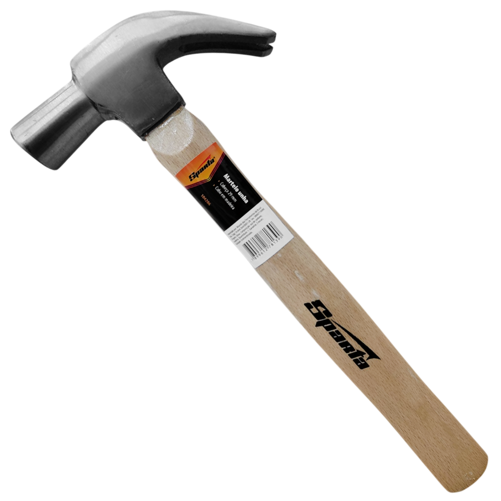 MARTELO UNHA CABO MADEIRA SPARTA 104206 29MM