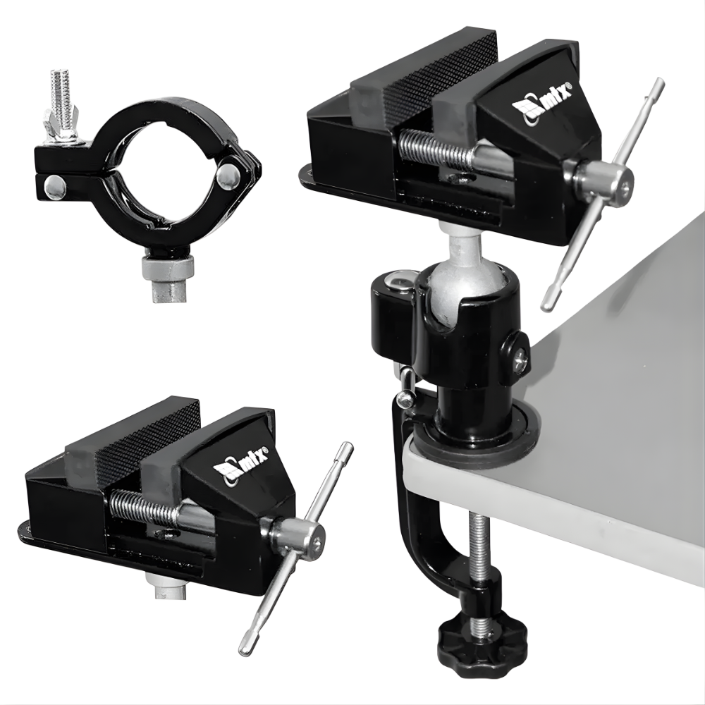 TORNO DE BANCADA/MORSA MULTIFUNCIONAL COM SUPORTE  PARA FURADEIRA MTX 185089 - Imagem 2