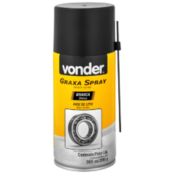 GRAXA SPRAY BRANCA 200G/300ML VONDER 5125300200