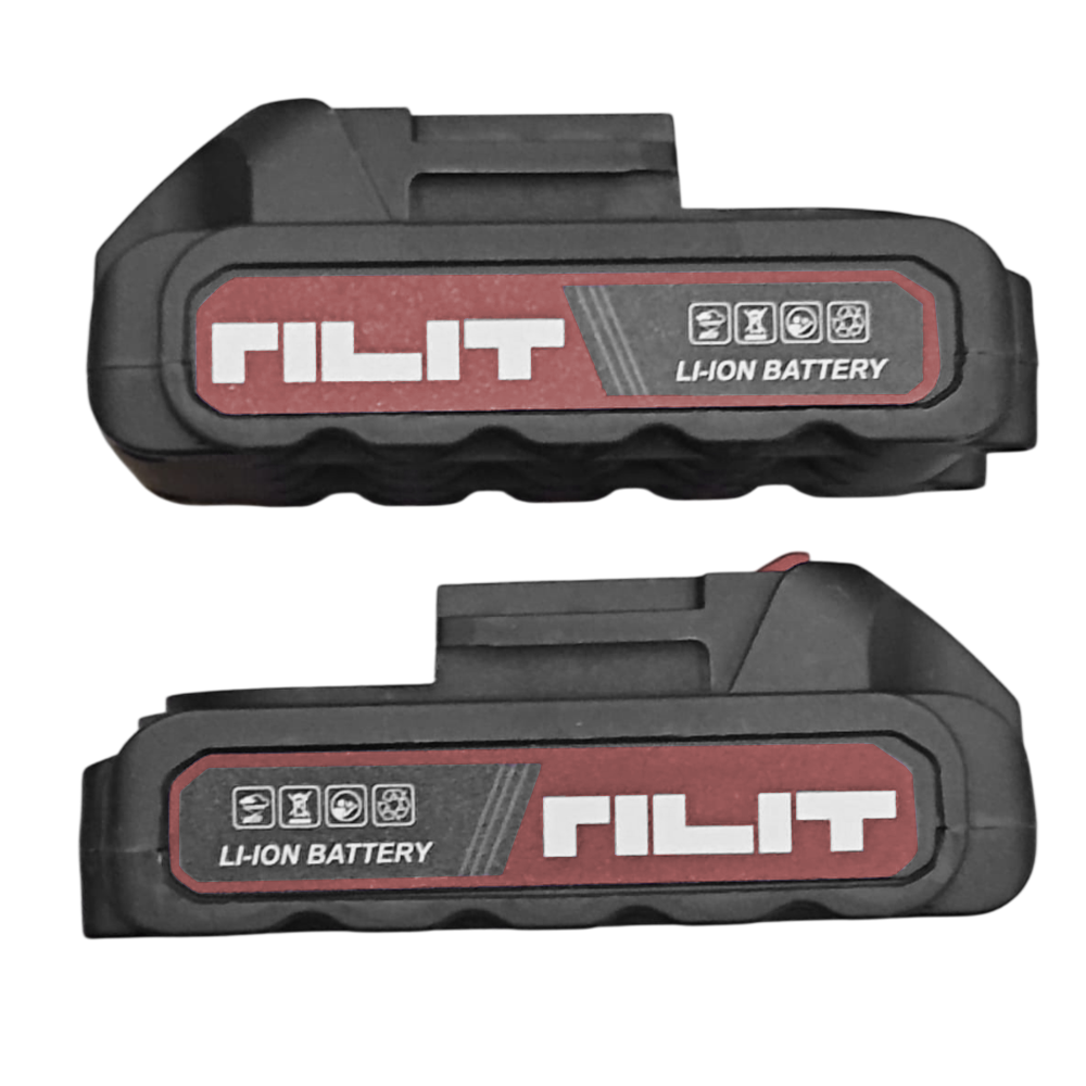 PARAFUSADEIRA/FURADEIRA DE IMPACTO 1/2" A BATERIA 20V RILIT RDA-02A COM 2 BATERIA 2AH,CARREGADOR BIVOLT, 24 ACESSOR E MALETA - Imagem 3