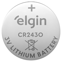 PILHA BATERIA PASTILHA MOEDA ELGIN 8055082304 ELE0082304 2430-3V CR2430