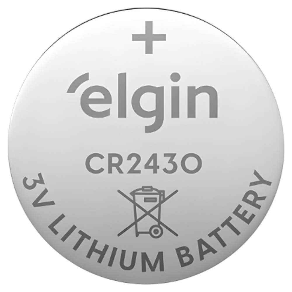 PILHA BATERIA PASTILHA MOEDA ELGIN 8055082304 ELE0082304 2430-3V CR2430