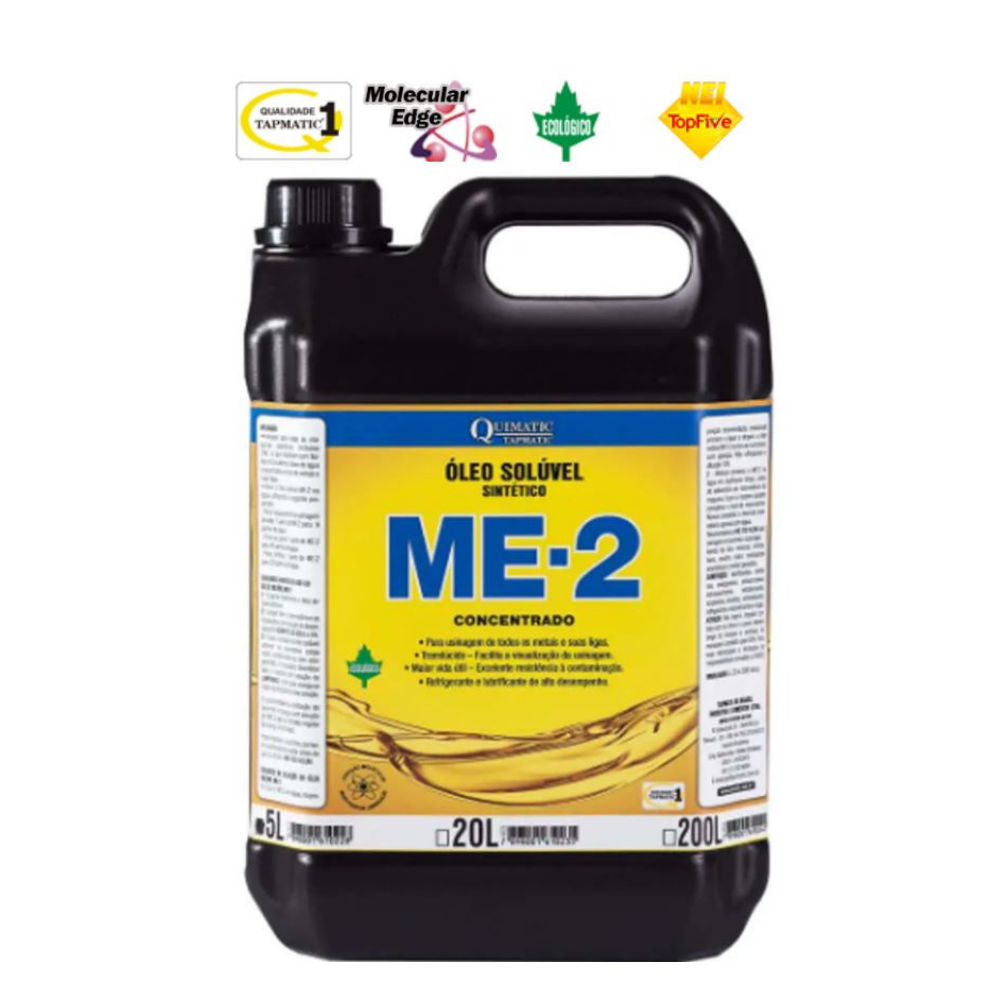 ÓLEO SOLUVEL SINTETICO ECOLOGICO ME-2 5L QUIMATIC TAPMATIC AC2