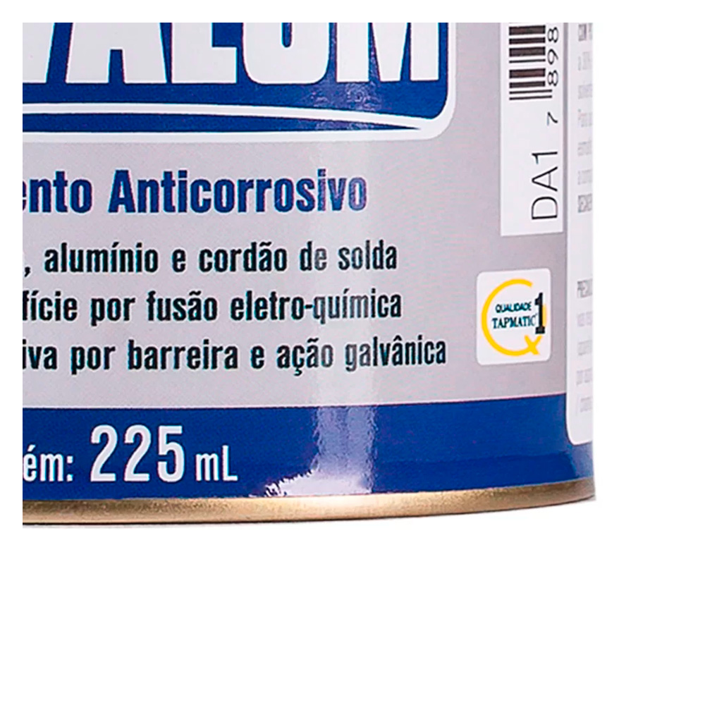 GALVANIZACAO INSTANTANEA A FRIO GALVALUM LATA 225ML QUIMATIC TAPMATIC DA1 - Imagem 4