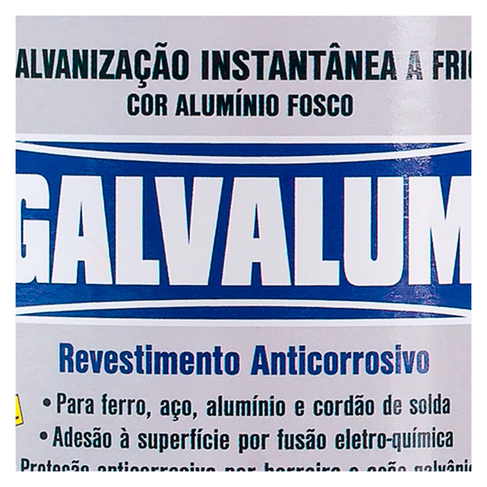 GALVANIZACAO INSTANTANEA A FRIO GALVALUM LATA 225ML QUIMATIC TAPMATIC DA1 - Imagem 5