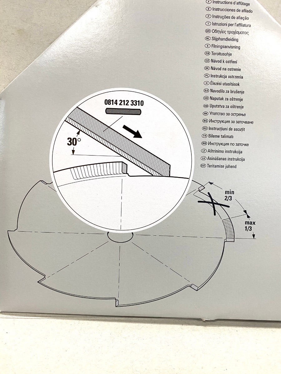 LAMINA 8 PONTAS GSB230-8 PARA ROCADEIRA STIHL 4001-713-3803 KA85R/120R/KM85R/FR220/FS55/80/85/120/131 - Imagem 4