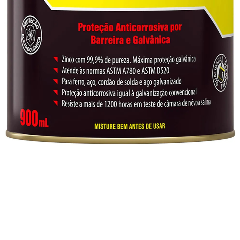 GALVANIZACAO INSTANTANEA A FRIO CRZ LATA 900ML QUIMATIC TAPMATIC DB2 - Imagem 3