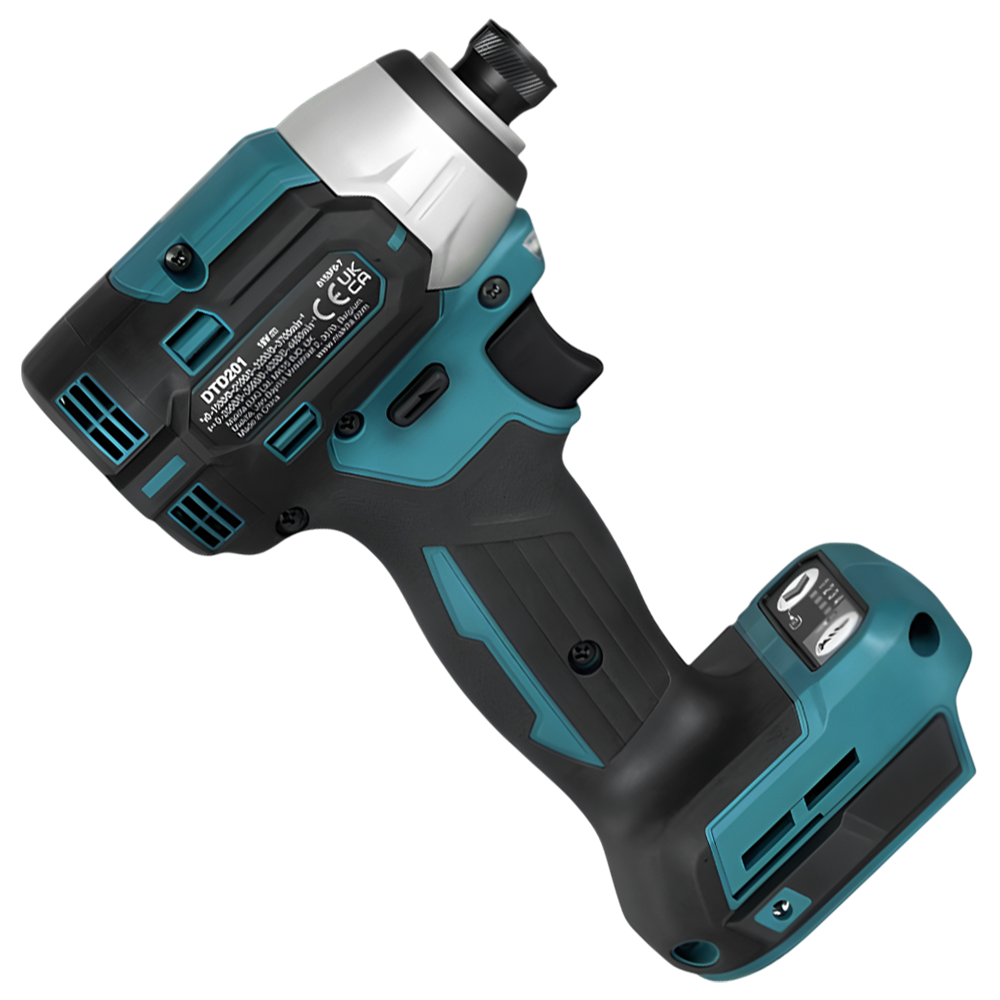 PARAFUSADEIRA DE IMPACTO 1/4" A BATERIA 18V LXT MAKITA DTD201Z 210NM - SOMENTE A MAQUINA - Imagem 2