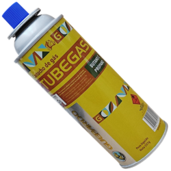 CILINDRO DE GÁS BUTANO PARA MAÇARICO E FOGAREIRO TUBEGAS GUEPARDO 047010 NAUTIKA NTK 227G