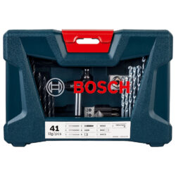 MALA KIT DE ACESSORIOS BOSCH 2607017396 V-LINE COM 41 PEÇAS