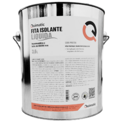 FITA ISOLANTE LÍQUIDA PRETA 3.6L QUIMATIC TAPMATIC BD3