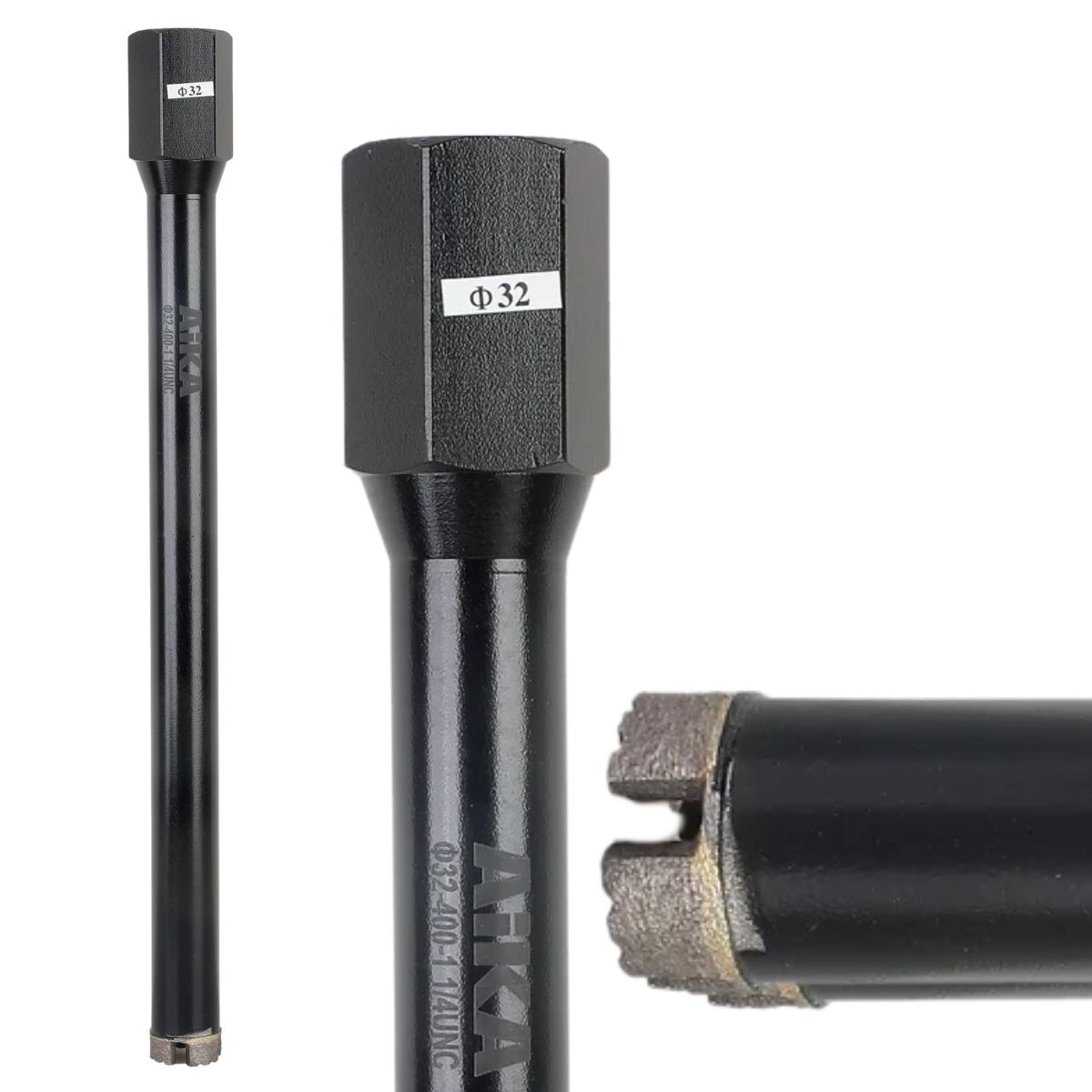 CALICE PARA PERFURATRIZ ROSCA 1.1/4 X 32MM (450MM COMPRIMENTO) AIKA 1228 - Imagem 2