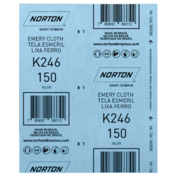 FOLHA DE LIXA FERRO NORTON 5539503256 K246 GRÃO 150