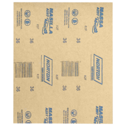 FOLHA DE LIXA MASSA/MADEIRA NORTON 66261188049 A257 GRÃO 36