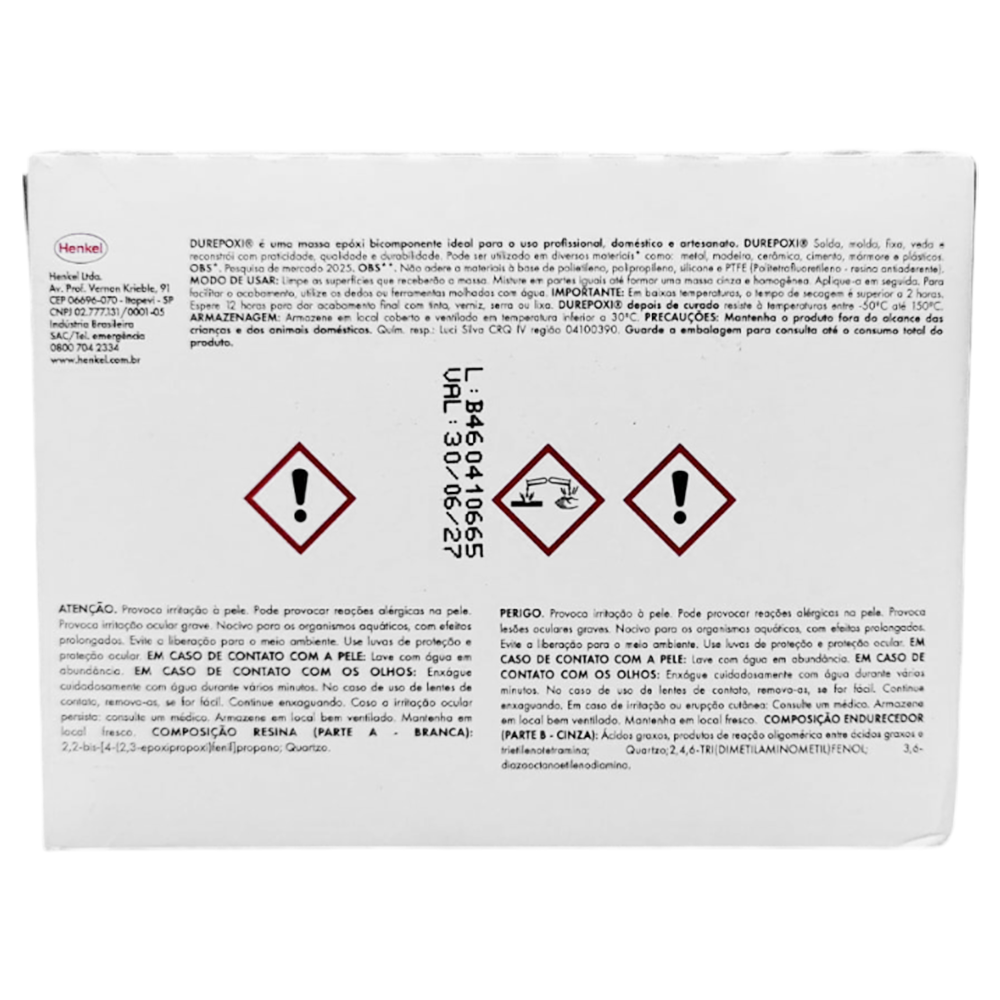 DUREPOXI LOCTITE 007912 250G - Imagem 3