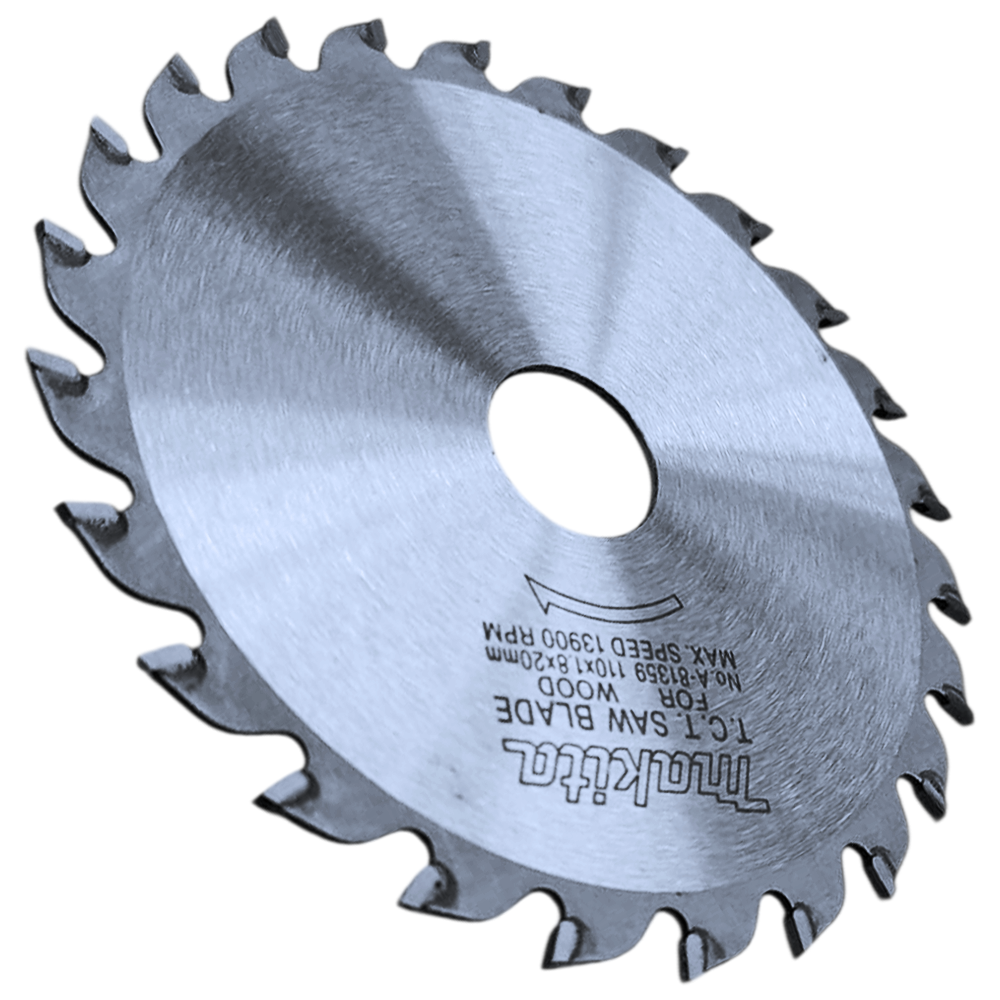 DISCO DE SERRA WIDEA PARA MADEIRA 4.3/8" 24 DENTES (110MMX1.85X20MM) MAKITA A-83749 - Imagem 3