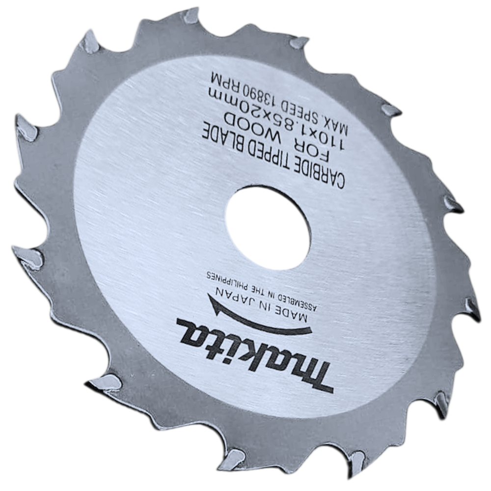 DISCO DE SERRA WIDEA PARA MADEIRA 4.3/8" 12 DENTES (110MMX1.85X20MM) MAKITA A-90093 - Imagem 3