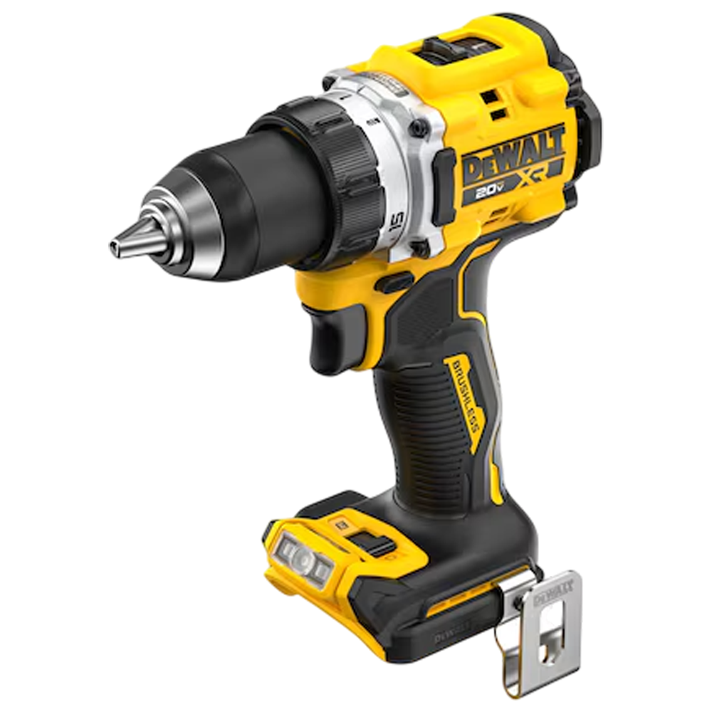 PARAFUSADEIRA/FURADEIRA 1/2" A BATERIA 20V BRUSHLESS 90NM DEWALT DCD801B-B3- SOMENTE A MAQUINA - Imagem 2