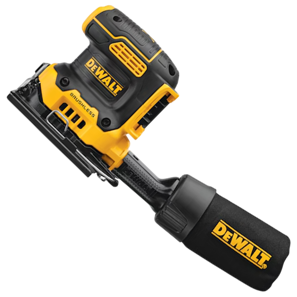 LIXADEIRA ORBITAL DE 1/4" A BATERIA 20V BRUSHLESS DEWALT DCW200B - SOMENTE A MAQUINA - Imagem 2
