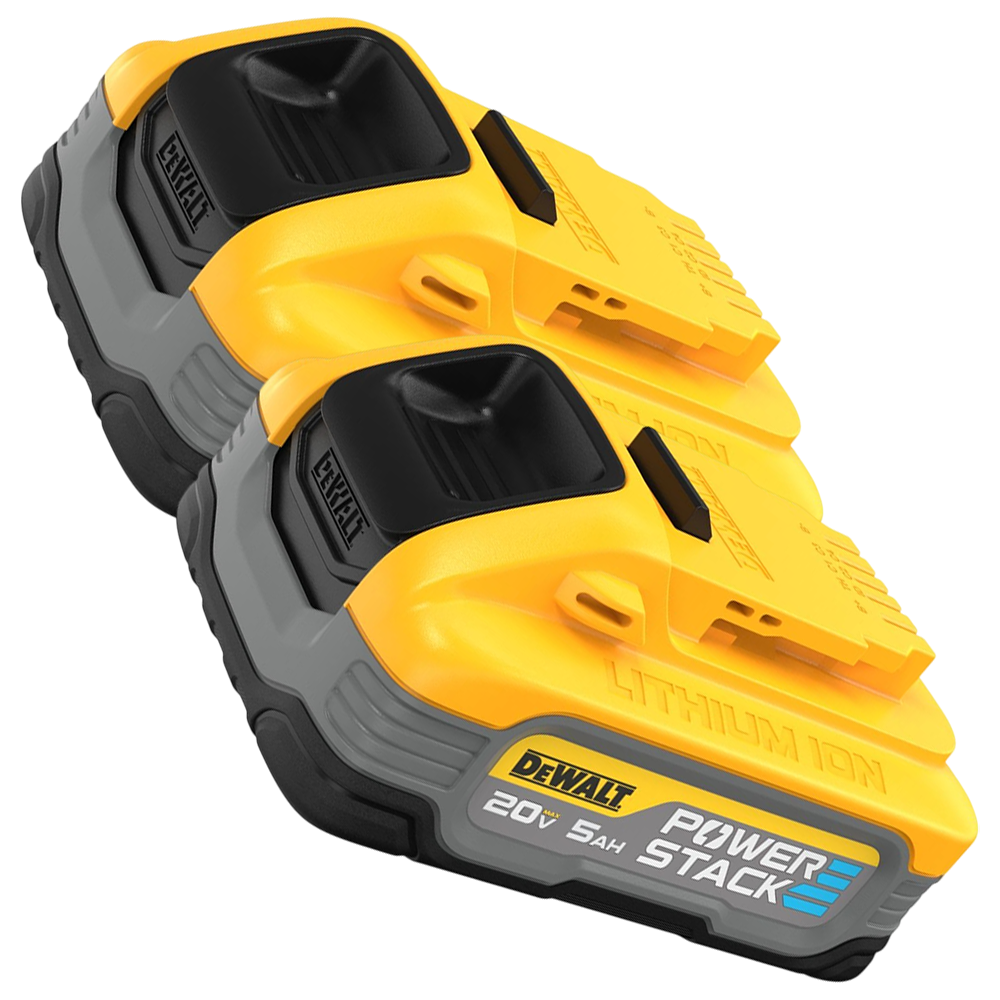 MARTELETE PERFURADOR E ROMPEDOR SDS-PLUS 26MM A BATERIA 20V DEWALT DCH133H2-BR COM 2 BATERIA POWERSTACK 5.0AH, CARREGADOR BIVOLT, BOLSA - Imagem 3