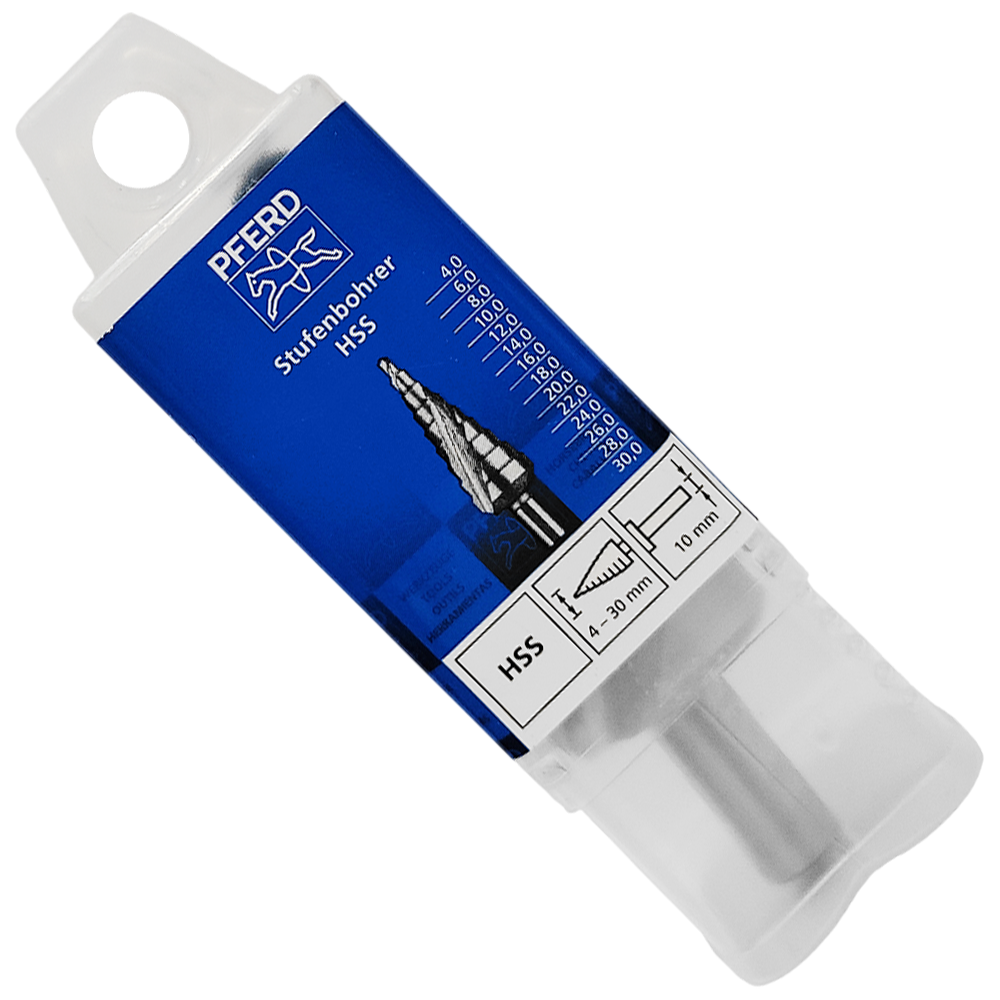 BROCA ESCALONADA HSS 4 A 30MM STB 04-30/10 PFERD 25201038 - Imagem 3