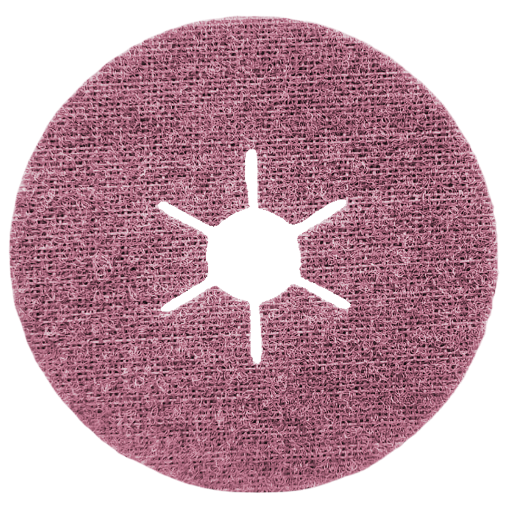 DISCO MANTA ABRASIVA 115MMX22,2MM MEDIO (VERMELHO) DISFLEX 39005 - Imagem 2