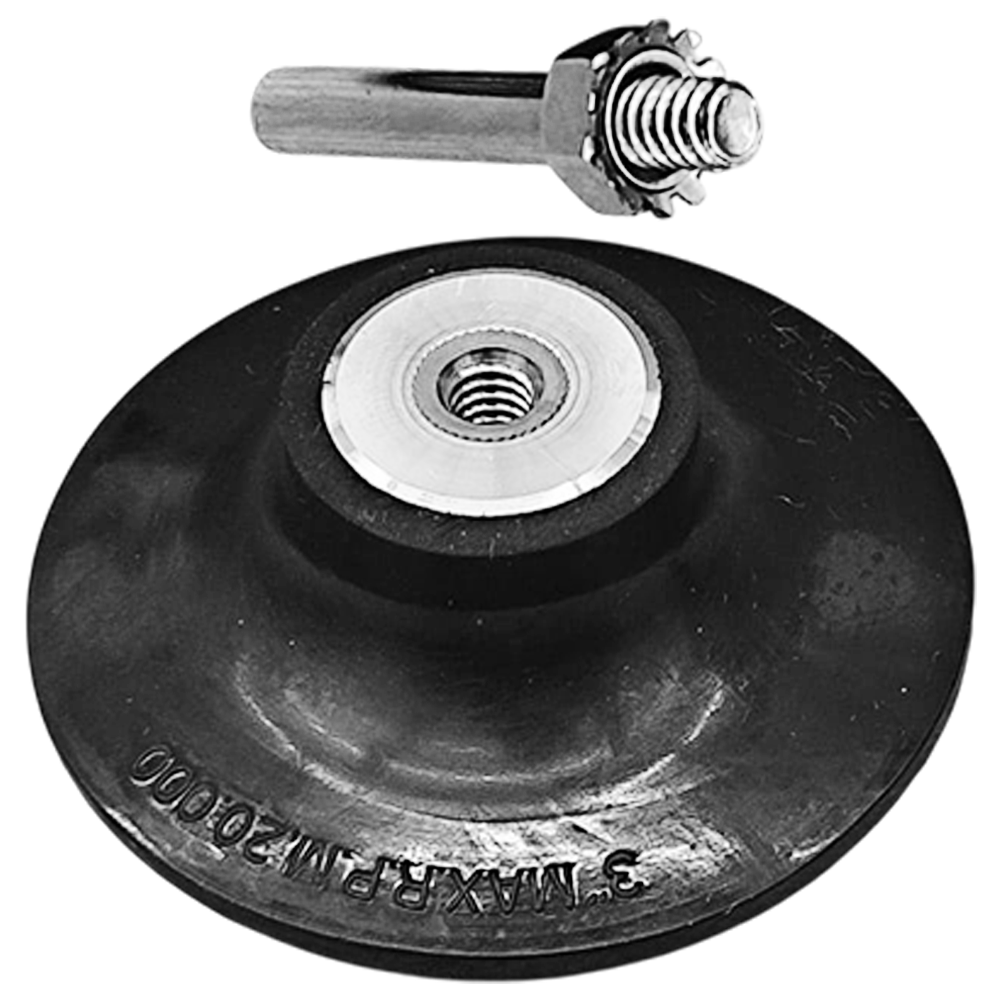 SUPORTE BASE DE DISCO LIXA QUICK LOCK 3" (76MM) ROLOC DISFLEX 22008 - Imagem 4