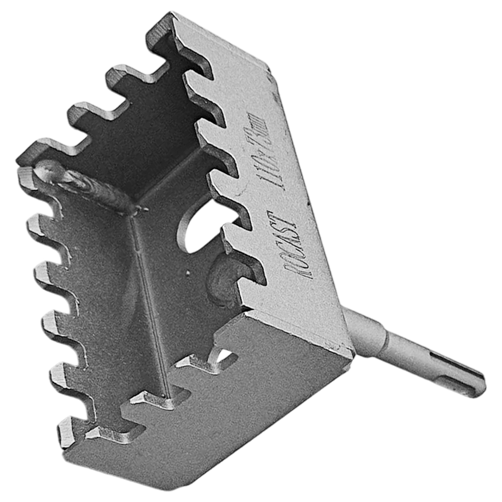 BROCA DE ABERTURA PARA ENCAIXE DE TOMADA CAIXINHA 110X73X45MM - ENCAIXE SDS-PLUS ROCAST 802,0002 - Imagem 3