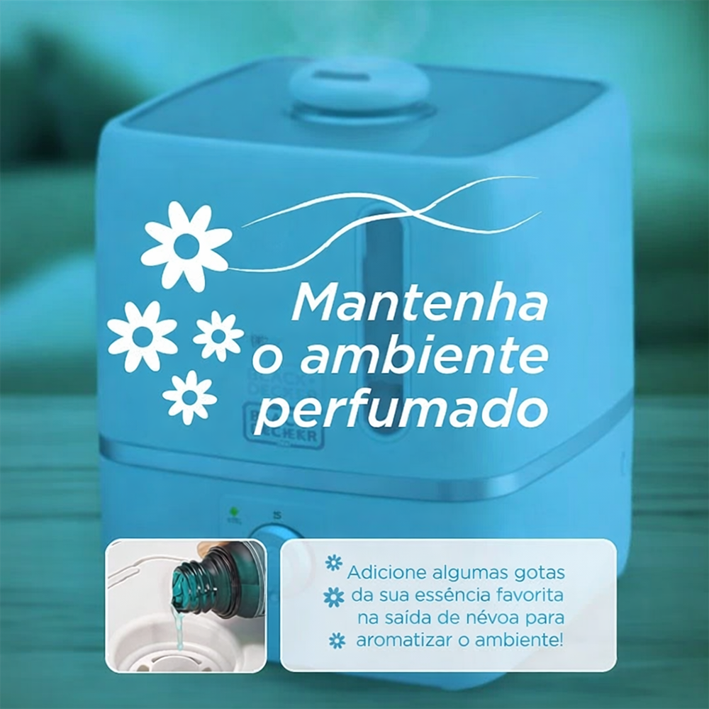 UMIDIFICADOR DE AR BLACK&DECKER AIR1000BR BRANCO BIVOLT - Imagem 4
