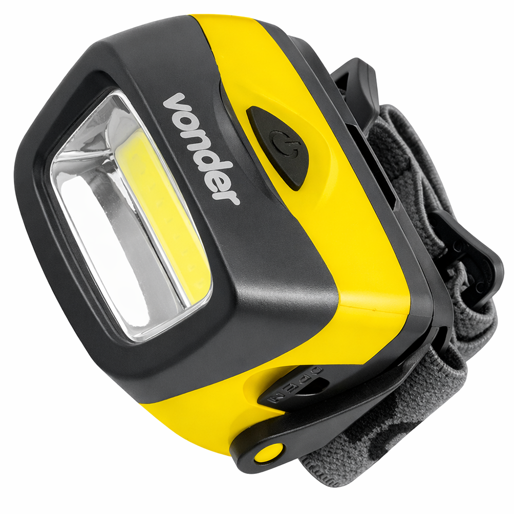LANTERNA DE CABECA COB LED A PILHA(3xAAA) 120 LUMENS VONDER 8075120000 LCV120 - Imagem 3