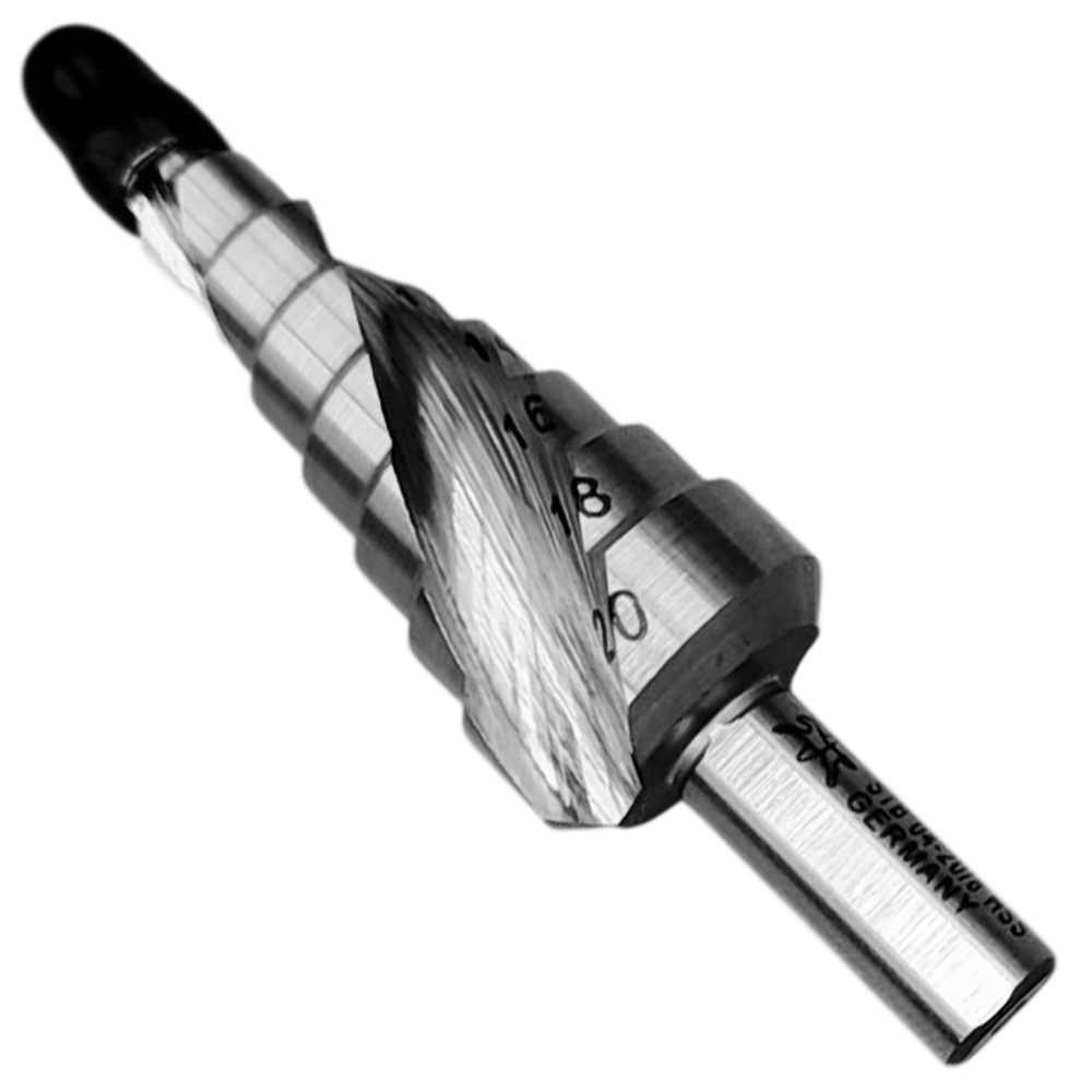 BROCA ESCALONADA HSS 4 A 20MM STB 04-20/8 PFERD 25201037 - Imagem 2