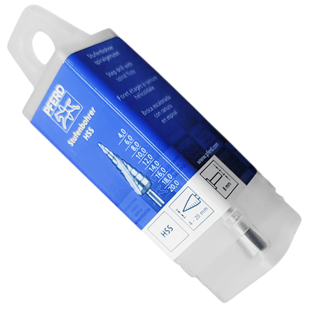 BROCA ESCALONADA HSS 4 A 20MM STB 04-20/8 PFERD 25201037 - Imagem 3