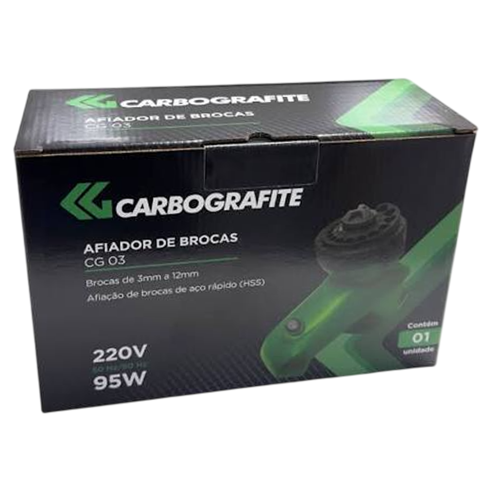 AFIADOR DE BROCAS ELETRICO CG 03-75 220V CARBOGRAFITE 012752712