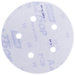 DISCO DE LIXA COM VELCRO 127MM (5") ROQUITE A275 LIXA PLUMA NORTON 78072708386 G120