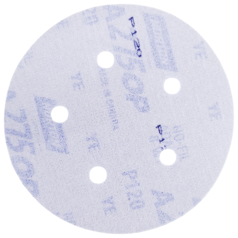 DISCO DE LIXA COM VELCRO 127MM (5") ROQUITE A275 LIXA PLUMA NORTON 78072708386 G120