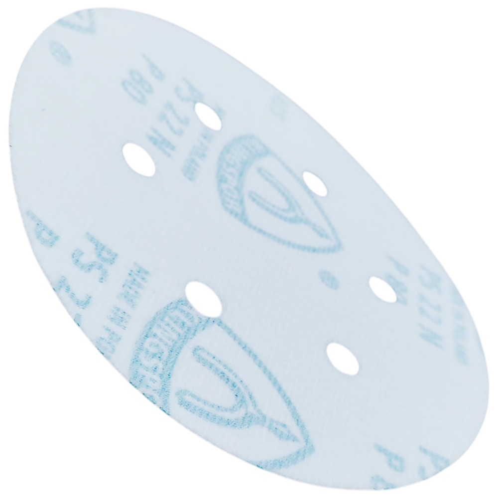 DISCO DE LIXA COM VELCRO 150MM (6") ROQUITE PS22K GLS3 KLINGSPOR 86635 G80 - VERMELHA - Imagem 4