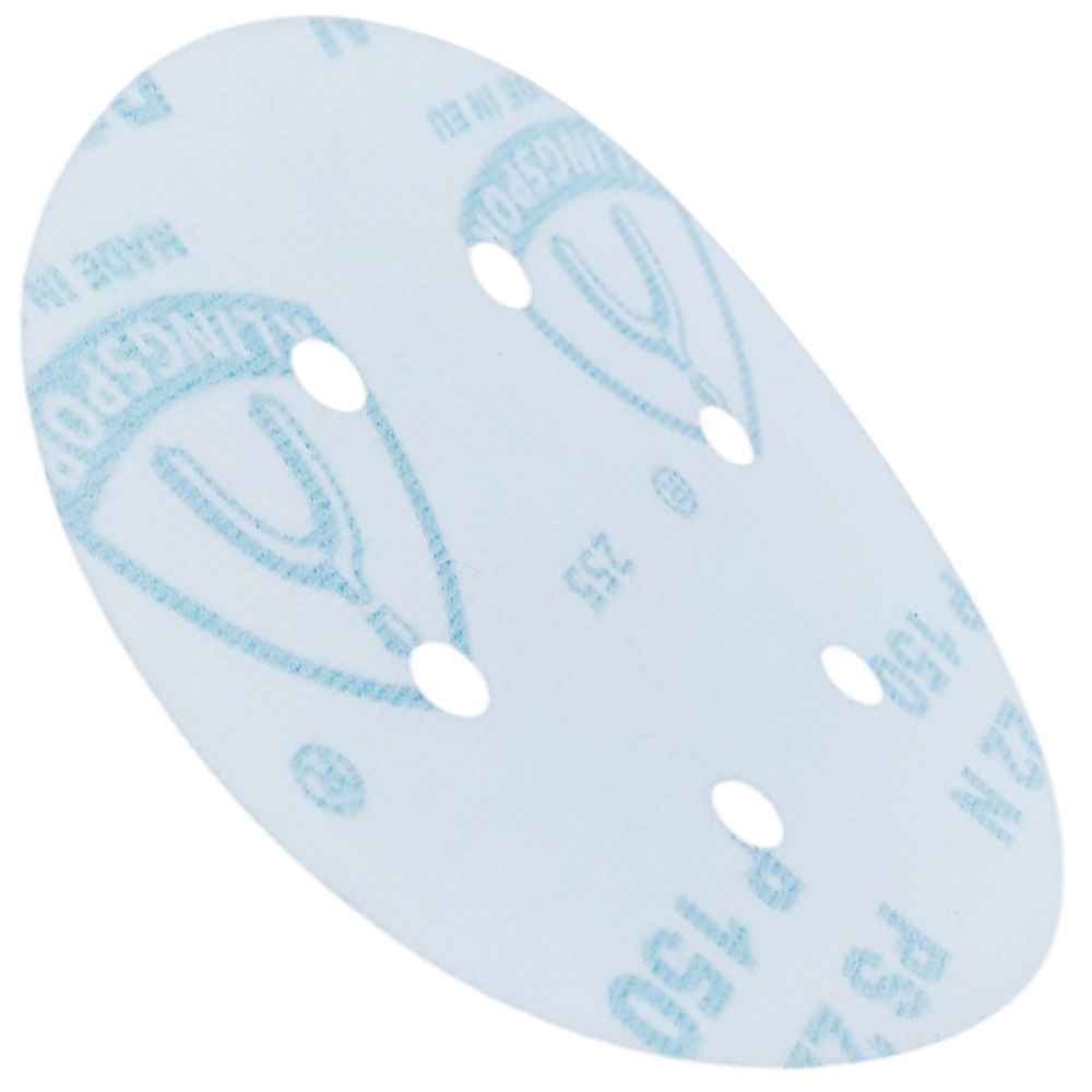 DISCO DE LIXA COM VELCRO 150MM (6") ROQUITE PS22K GLS3 KLINGSPOR 86637 G150 - VERMELHA - Imagem 3
