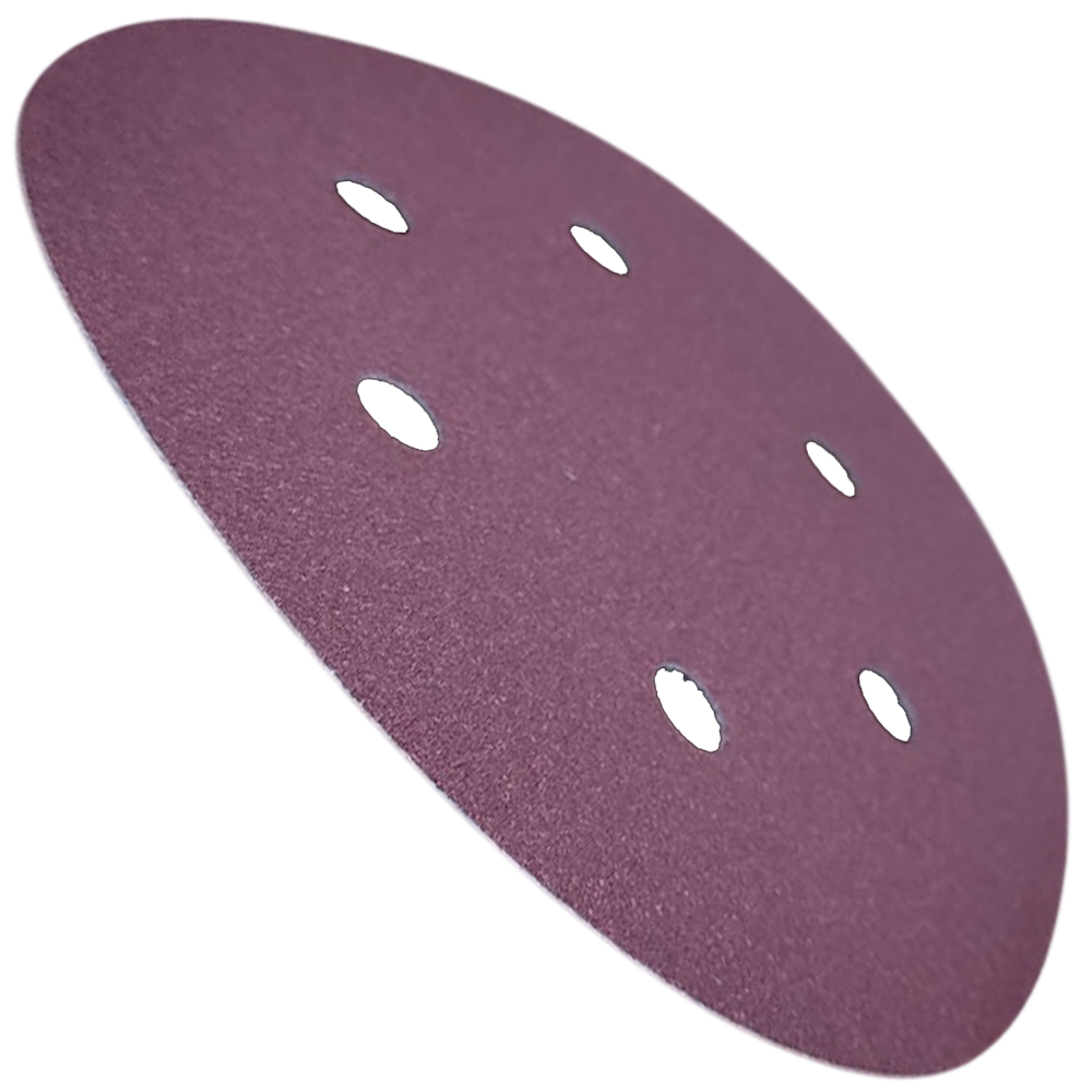 DISCO DE LIXA COM VELCRO 150MM (6") ROQUITE PS22K GLS3 KLINGSPOR 86637 G150 - VERMELHA - Imagem 4