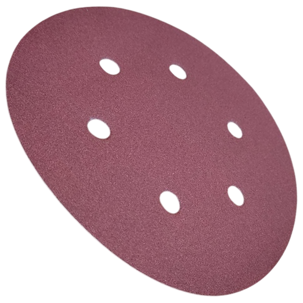 DISCO DE LIXA C/ VELCRO 150MM (6") ROQUITE PS22K GLS3 KLINGSPOR 100157 G220 - VERMELHA - Imagem 4