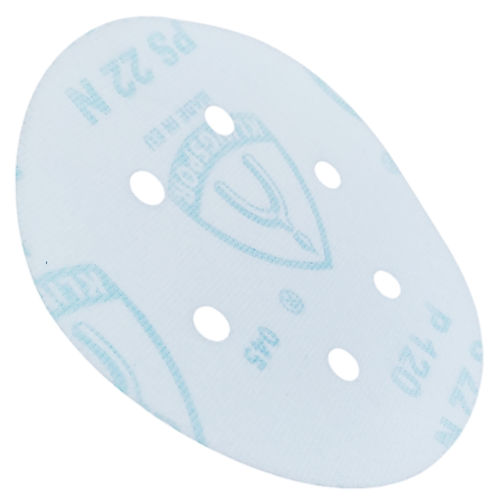DISCO DE LIXA COM VELCRO 150MM (6") ROQUITE PS22K GLS3 KLINGSPOR 86636 G120 - VERMELHA - Imagem 3