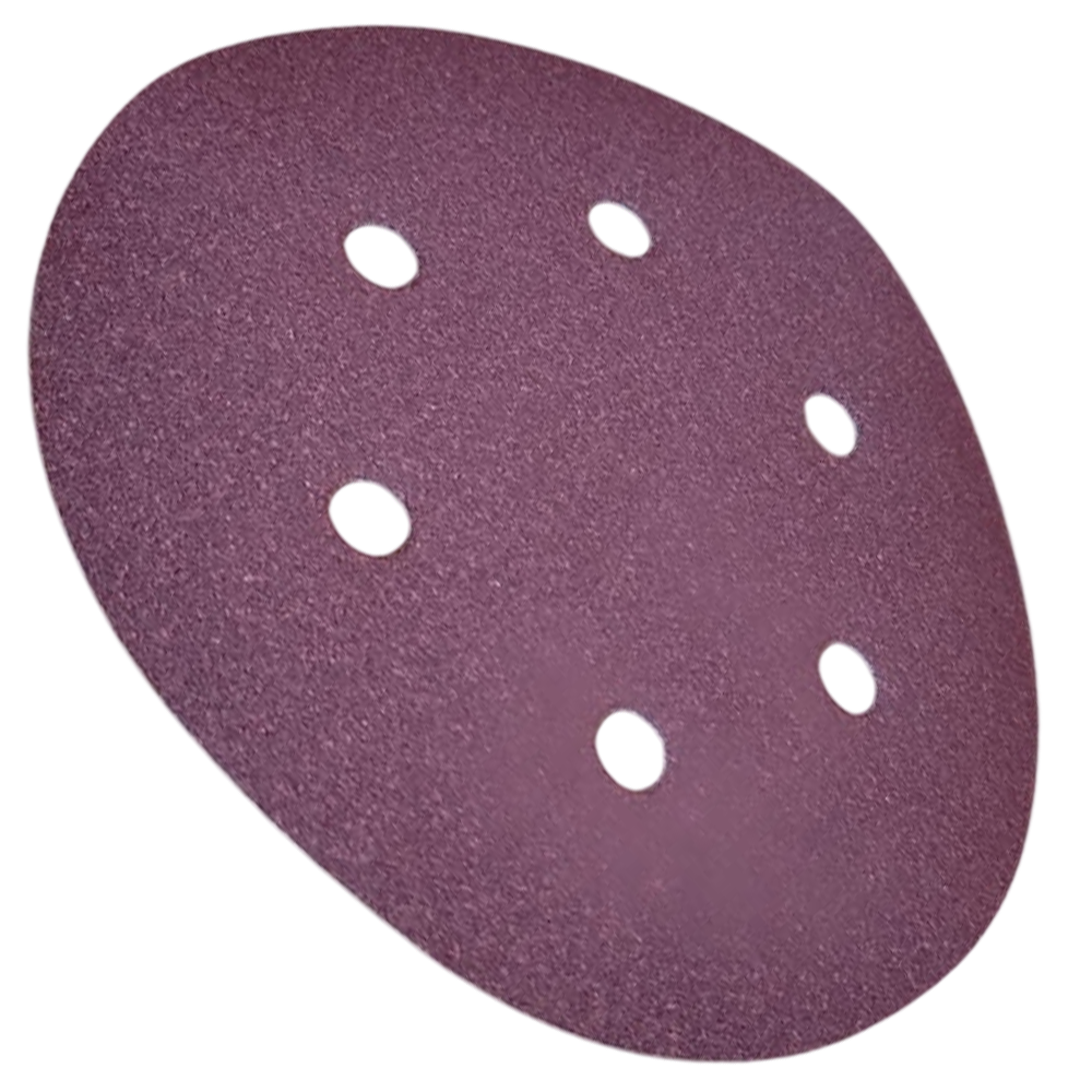 DISCO DE LIXA COM VELCRO 150MM (6") ROQUITE PS22K GLS3 KLINGSPOR 86636 G120 - VERMELHA - Imagem 4