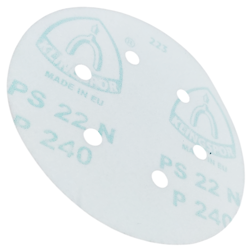 DISCO DE LIXA COM VELCRO 150MM (6") ROQUITE PS22K GLS3 KLINGSPOR 97778 G240 - VERMELHA - Imagem 3