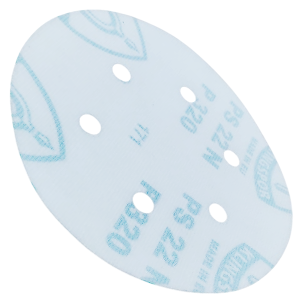DISCO DE LIXA COM VELCRO 150MM (6") ROQUITE PS22K GLS3 KLINGSPOR 97779 G320 - VERMELHA - Imagem 3