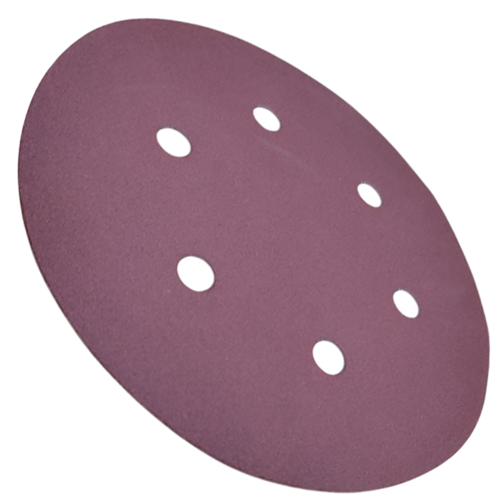 DISCO DE LIXA COM VELCRO 150MM (6") ROQUITE PS22K GLS3 KLINGSPOR 97779 G320 - VERMELHA - Imagem 4
