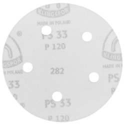 DISCO DE LIXA COM VELCRO 125MM (5") ROQUITE PS33 KLINGSPOR 240597 G120