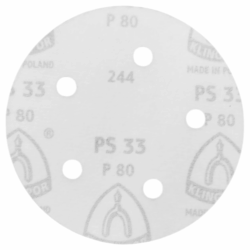 DISCO DE LIXA COM VELCRO 125MM (5") ROQUITE PS33 KLINGSPOR 240593 G80